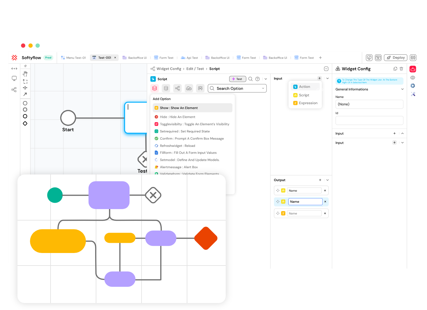 workflow interface softyflow