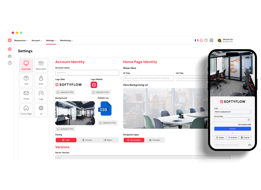 développement d’applications softyflow