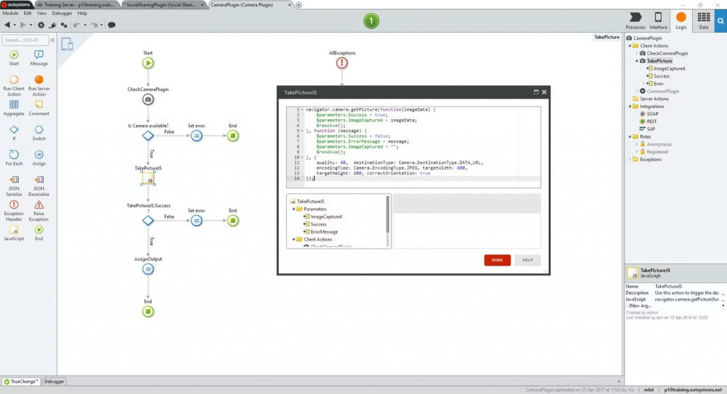 plateforme low code Outsystems