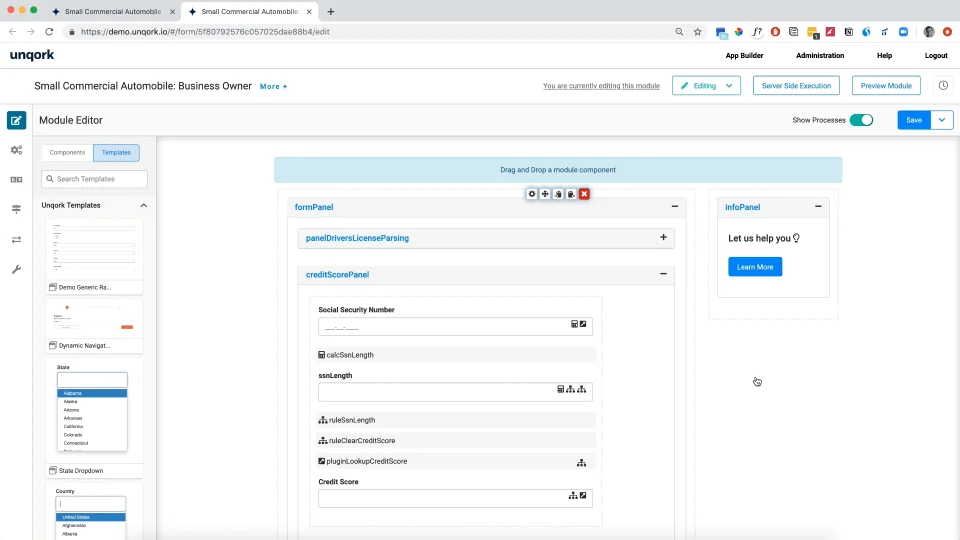 PLATEFORME LOW CODE UNQORK