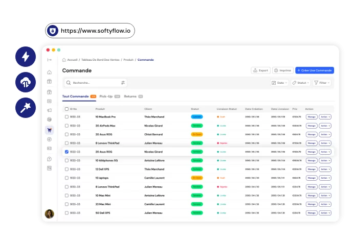 Low code pour marketing et vente - Softyflow
