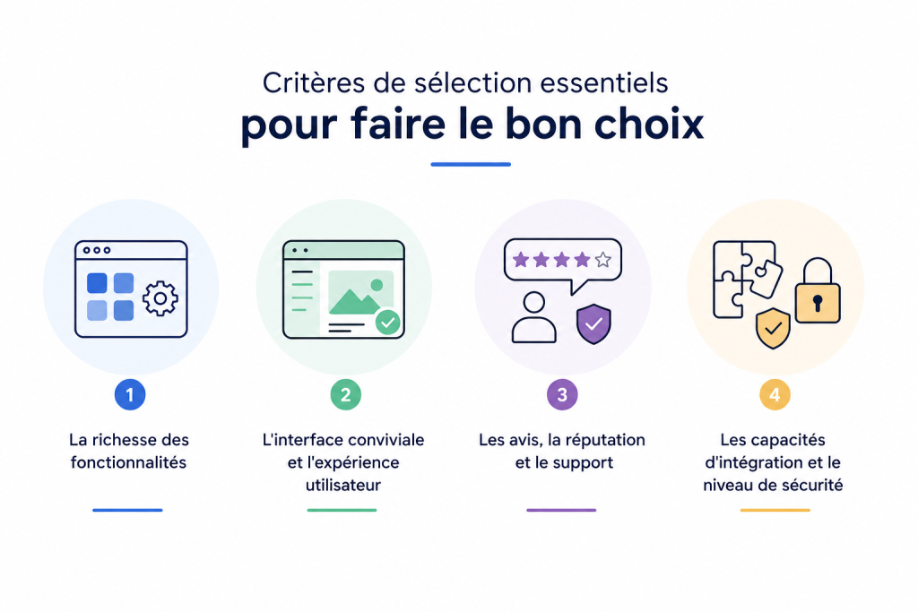 Critère de section de logiciel